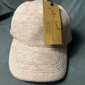 Blush Soft Pink Wool Cap